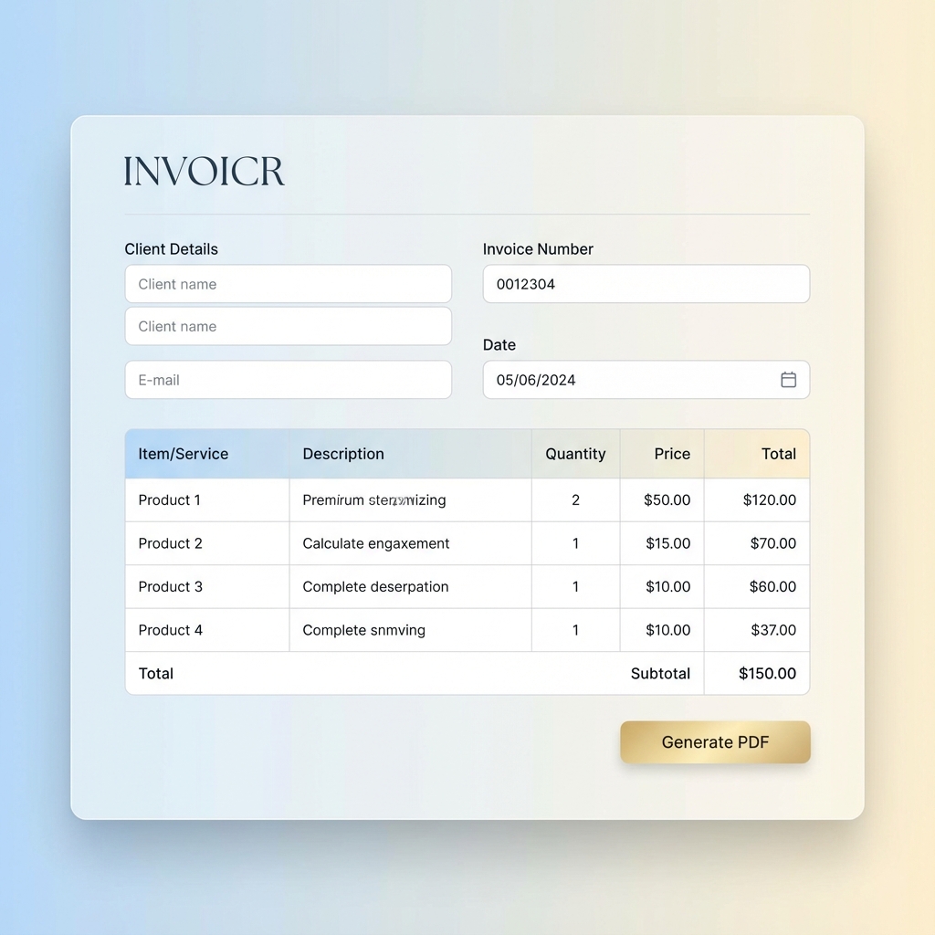 Invoice Generation